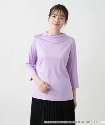 ＜Leilian (Women)＞ドレープネックカットソー