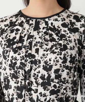 プリントフレアワンピース【Ｌｅｉｌｉａｎ　ＷＨＩＴＥ　ＬＡＢＥＬ】