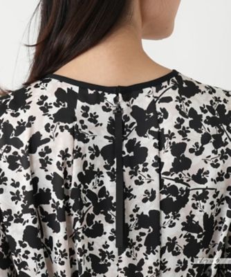プリントフレアワンピース【Ｌｅｉｌｉａｎ　ＷＨＩＴＥ　ＬＡＢＥＬ】