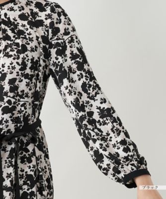 プリントフレアワンピース【Ｌｅｉｌｉａｎ　ＷＨＩＴＥ　ＬＡＢＥＬ】