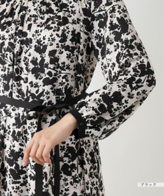 プリントフレアワンピース【Ｌｅｉｌｉａｎ　ＷＨＩＴＥ　ＬＡＢＥＬ】