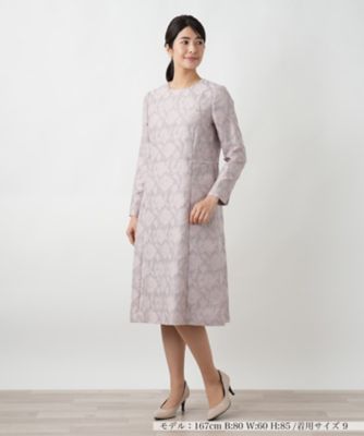 フレアワンピース【セレモニー】【Leilian WHITE