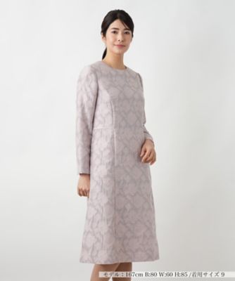 ＜Leilian (Women)＞フレアワンピース【セレモニー】【Ｌｅｉｌｉａｎ　ＷＨＩＴＥ　ＬＡＢＥＬ】