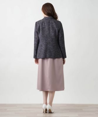 ツイードジャケット【Leilian WHITE LABEL