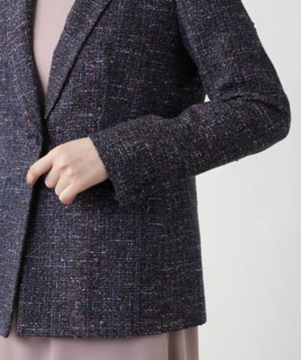 ツイードジャケット【Leilian WHITE LABEL