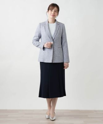 ツイードジャケット【Leilian WHITE LABEL