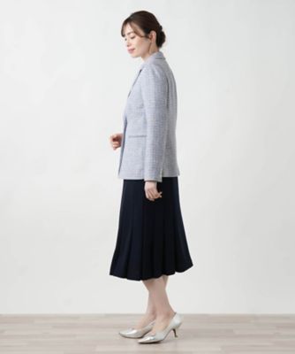 Leilian レリアン　ツイード　白　ジャケット ノーカラージャケット | Leilian (Women)/レリアン | 三越伊勢丹