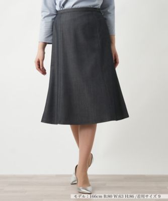 ＜Leilian (Women)＞ミディスカート【Ｌｅｉｌｉａｎ　ＷＨＩＴＥ　ＬＡＢＥＬ】