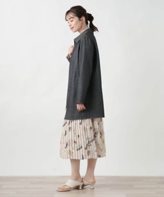 ステンカラーショートコート【Ｌｅｉｌｉａｎ　ＷＨＩＴＥ　ＬＡＢＥＬ】