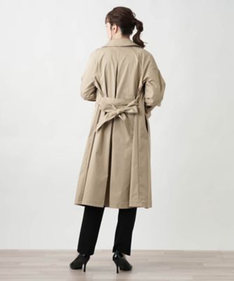 オープンカラートレンチコート【セレモニー】【Ｌｅｉｌｉａｎ　ＷＨＩＴＥ　ＬＡＢＥＬ】