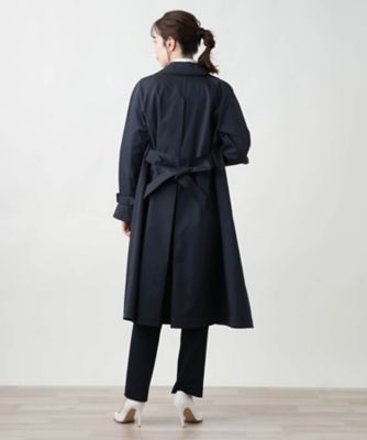 オープンカラートレンチコート【セレモニー】【Ｌｅｉｌｉａｎ　ＷＨＩＴＥ　ＬＡＢＥＬ】