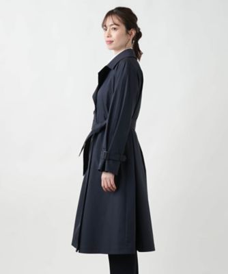 オープンカラートレンチコート【セレモニー】【Ｌｅｉｌｉａｎ　ＷＨＩＴＥ　ＬＡＢＥＬ】