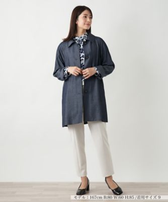 レリアン　シャツロングジャケット　美品13 ロングシャツジャケット | Leilian (Women)/レリアン | 三越