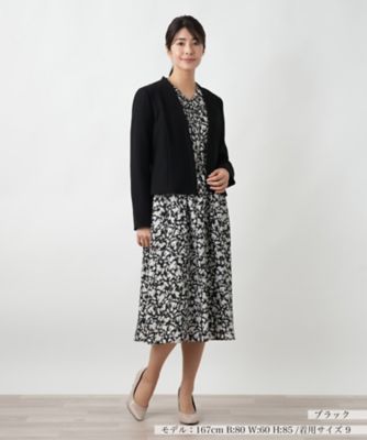 ノーカラージャケット【Ｌｅｉｌｉａｎ　ＷＨＩＴＥ　ＬＡＢＥＬ】