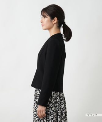ノーカラージャケット【Ｌｅｉｌｉａｎ　ＷＨＩＴＥ　ＬＡＢＥＬ】
