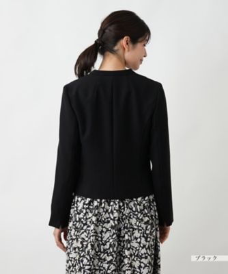 ノーカラージャケット【Ｌｅｉｌｉａｎ　ＷＨＩＴＥ　ＬＡＢＥＬ】