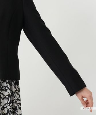 ノーカラージャケット【Ｌｅｉｌｉａｎ　ＷＨＩＴＥ　ＬＡＢＥＬ】