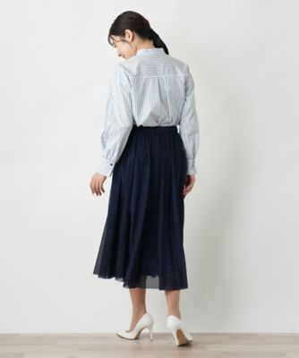 プリントロングスカート【Leilian WHITE LABEL
