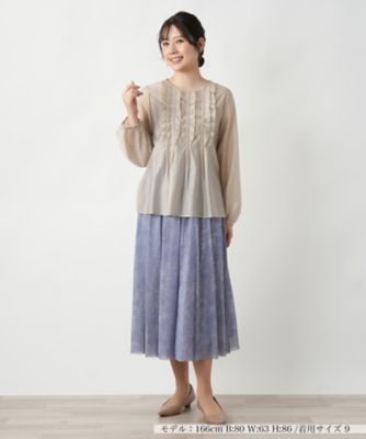 フレアスカート【Leilian WHITE LABEL