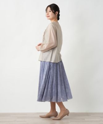 【安心発送】 フレアスカート【Leilian LABEL WHITE スカート