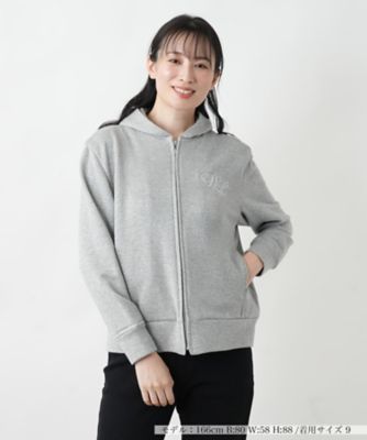 LA5107 Leilian レリアン ロングジップジャンパー パープル 13