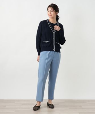 Ｖネックカーディガン【Ｌｅｉｌｉａｎ　ＷＨＩＴＥ　ＬＡＢＥＬ】