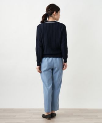 Ｖネックカーディガン【Ｌｅｉｌｉａｎ　ＷＨＩＴＥ　ＬＡＢＥＬ】