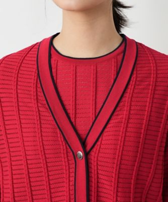 Ｖネックカーディガン【Ｌｅｉｌｉａｎ　ＷＨＩＴＥ　ＬＡＢＥＬ】