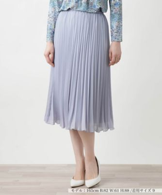 ＜Leilian (Women)＞プリーツロングスカート