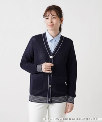 ＜Leilian (Women)＞Ｖネックカーディガン
