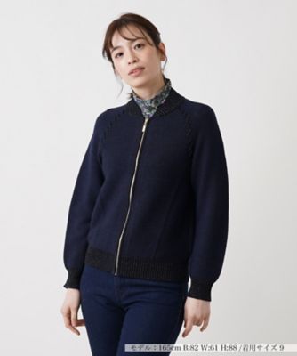 ＜Leilian (Women)＞ジップニットジャケット