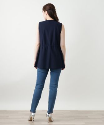 ダブルラペルドベスト【Ｌｅｉｌｉａｎ　ＷＨＩＴＥ　ＬＡＢＥＬ】