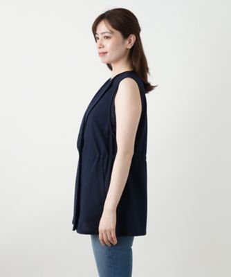 ダブルラペルドベスト【Ｌｅｉｌｉａｎ　ＷＨＩＴＥ　ＬＡＢＥＬ】