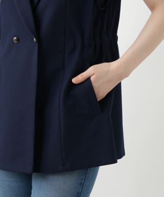 ダブルラペルドベスト【Ｌｅｉｌｉａｎ　ＷＨＩＴＥ　ＬＡＢＥＬ】