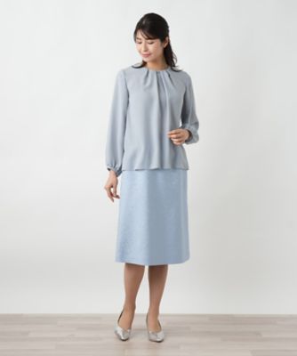 タックブラウス【セレモニー】【Ｌｅｉｌｉａｎ　ＷＨＩＴＥ　ＬＡＢＥＬ】