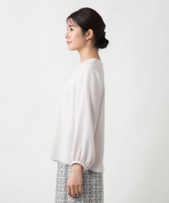タックブラウス【セレモニー】【Ｌｅｉｌｉａｎ　ＷＨＩＴＥ　ＬＡＢＥＬ】