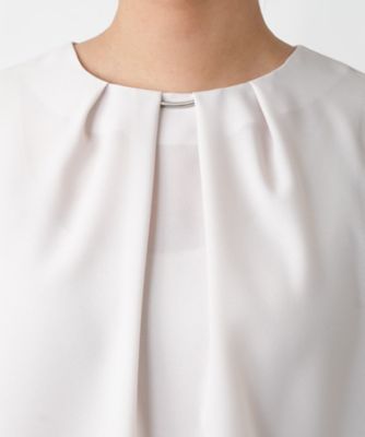 タックブラウス【セレモニー】【Ｌｅｉｌｉａｎ　ＷＨＩＴＥ　ＬＡＢＥＬ】
