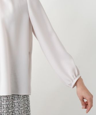 タックブラウス【セレモニー】【Ｌｅｉｌｉａｎ　ＷＨＩＴＥ　ＬＡＢＥＬ】