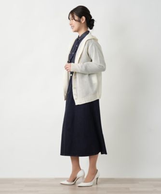 フーデッドカーディガン【ＭＵＳＥ　ＢＹ　ＲＯＣＨＡＳ　Ｐｒｅｍｉｅｒｅ】