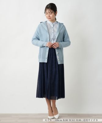 フーデッドカーディガン【ＭＵＳＥ　ＢＹ　ＲＯＣＨＡＳ　Ｐｒｅｍｉｅｒｅ】