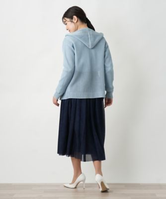 フーデッドカーディガン【ＭＵＳＥ　ＢＹ　ＲＯＣＨＡＳ　Ｐｒｅｍｉｅｒｅ】
