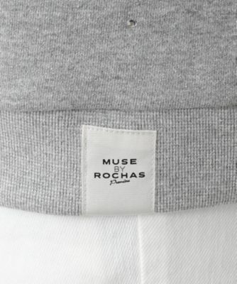 ラインストーンカットソー【ＭＵＳＥ　ＢＹ　ＲＯＣＨＡＳ　Ｐｒｅｍｉｅｒｅ】