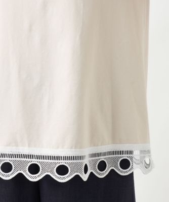カットワークレースＴシャツ【ＢＬＵＢＩＡＮＣＯ】
