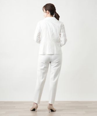 カットワーク刺繍ジャケット－ＢＬＵＢＩＡＮＣＯ