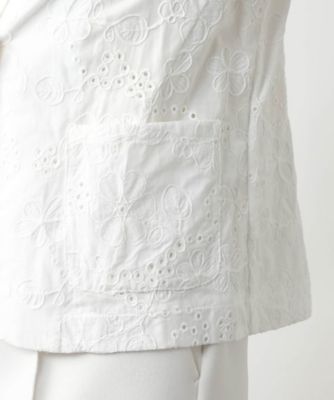 カットワーク刺繍ジャケット－ＢＬＵＢＩＡＮＣＯ