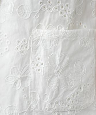 カットワーク刺繍ジャケット－ＢＬＵＢＩＡＮＣＯ