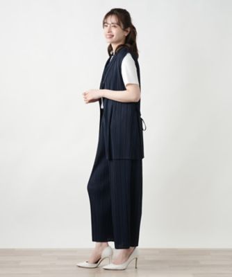 【極美品】レリアン　Leilian ボアロングベスト　ムートン 現行 ロングベスト | Leilian plus house (Women/大きいサイズ