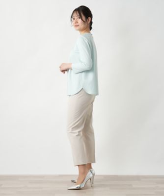 タックカットソー【Ｌｅｉｌｉａｎ　ＷＨＩＴＥ　ＬＡＢＥＬ】