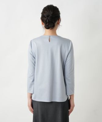 タックカットソー【Ｌｅｉｌｉａｎ　ＷＨＩＴＥ　ＬＡＢＥＬ】