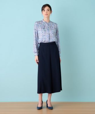 洗えるワイドパンツ【Leilian WHITE LABEL